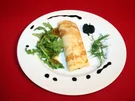 Pfannkuchen-Lachs-Roulade à la Königsallee - Rezept