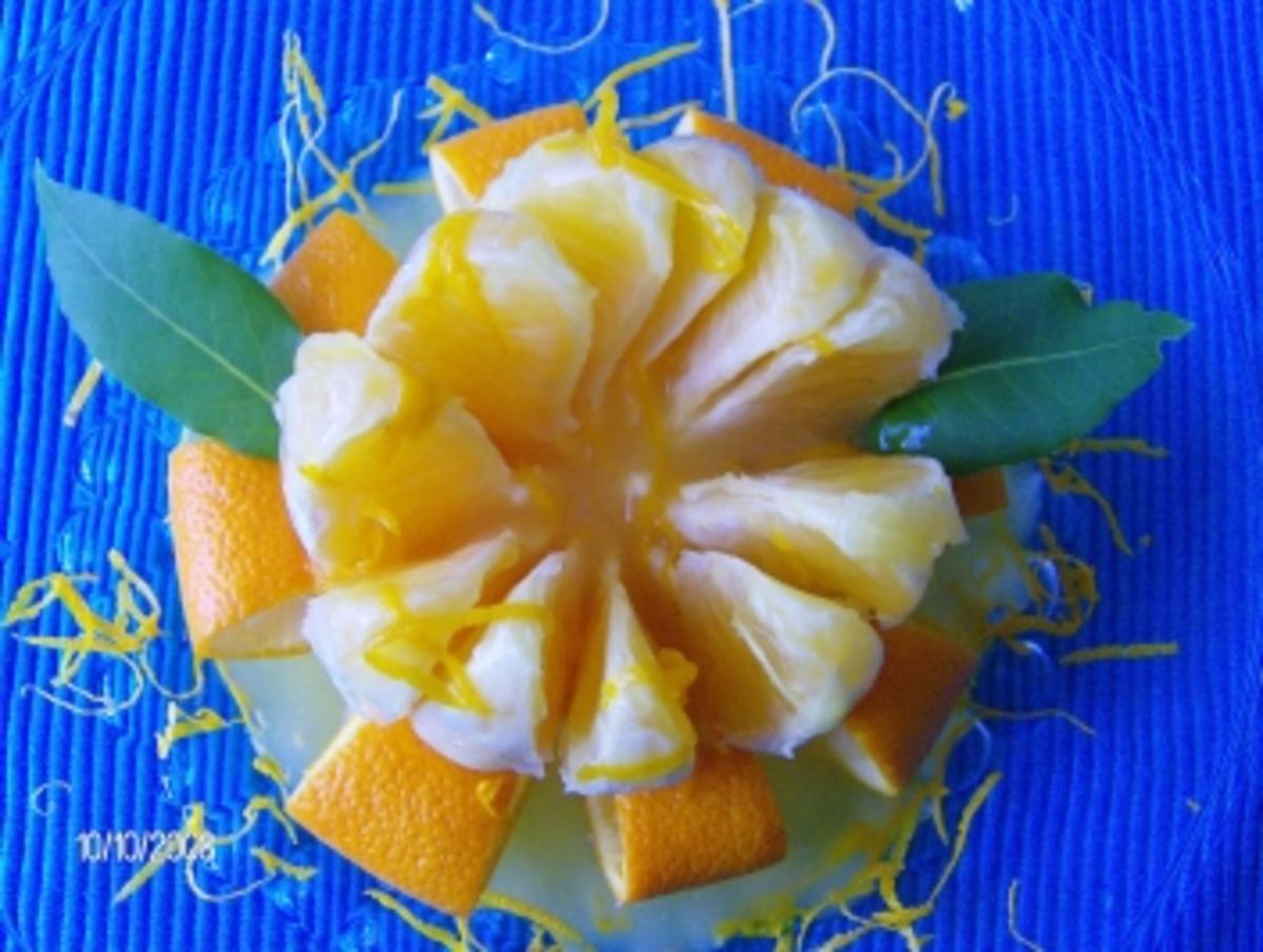 Edle Orangenblüten - ein nicht alltägliches Dessert - Rezept