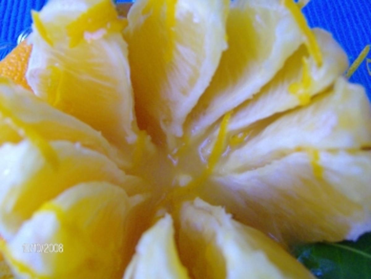Edle Orangenblüten - ein nicht alltägliches Dessert - Rezept - Bild Nr. 3