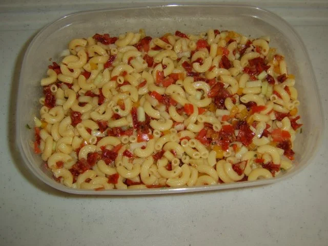 Bunter Nudelsalat - Rezept