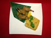 Lammkarree mit einer Honig-Mango-Chili Marinade, dazu Safran-Steinpilz-Risotto - Rezept