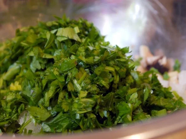 Gefüllte Champignons im Tomatenbett - Rezept - Bild Nr. 11