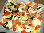 mediteranes Blechgemüse - Rezept