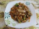 Bandnudeln gebraten mit verschiedenen Gemüse - Rezept