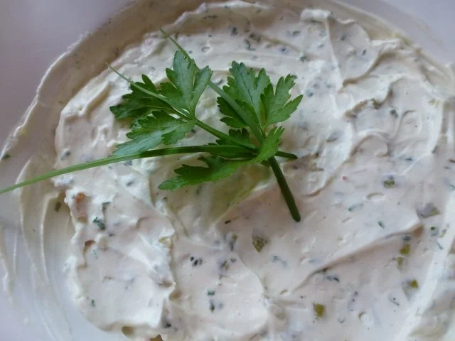 Knoblauchsauce nach Omas Art mit Beilagen - Rezept - Bild Nr. 4