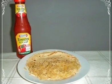 Crêpes mit Sauerkraut und Ketchup - Rezept - Bild Nr. 6
