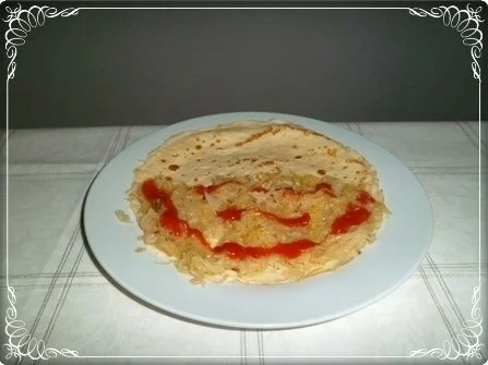 Crêpes mit Sauerkraut und Ketchup - Rezept - Bild Nr. 8