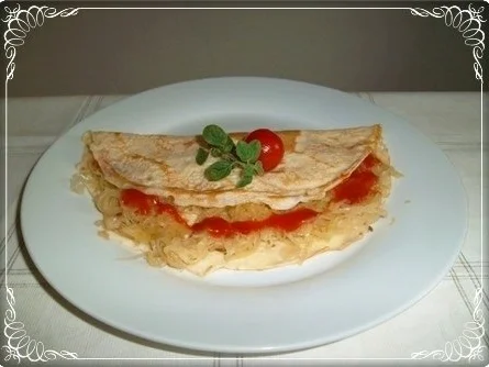 Crêpes mit Sauerkraut und Ketchup - Rezept - Bild Nr. 9