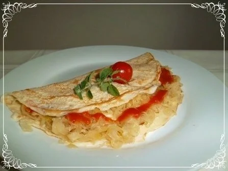 Crêpes mit Sauerkraut und Ketchup - Rezept - Bild Nr. 10