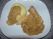 Zwiebel-Sahne-Hähnchen - Rezept