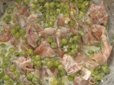 Conchiglie mit Erbsen und Schinken - Rezept - Bild Nr. 3