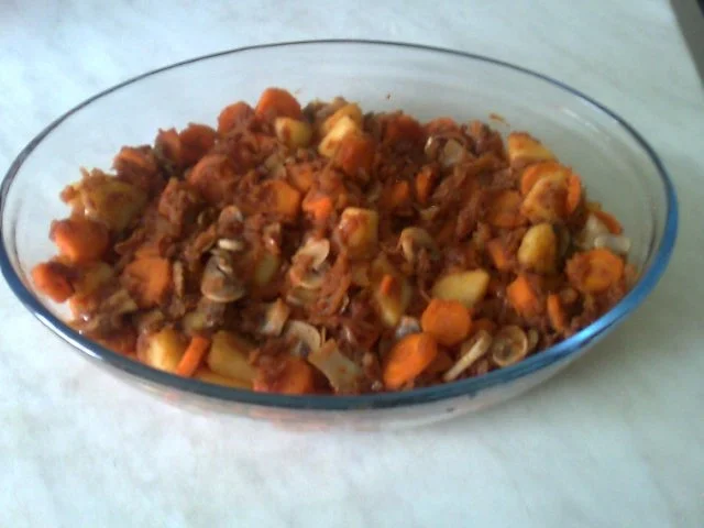 Rezept: Gemüseauflauf Bild Nr. 2 Gemüseauflauf - Rezept - Bild Nr. 2