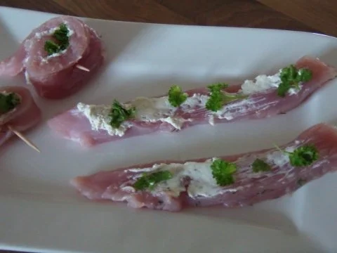 Rezept: Putenröllchen Bild Nr. 4 Putenröllchen - Rezept - Bild Nr. 4