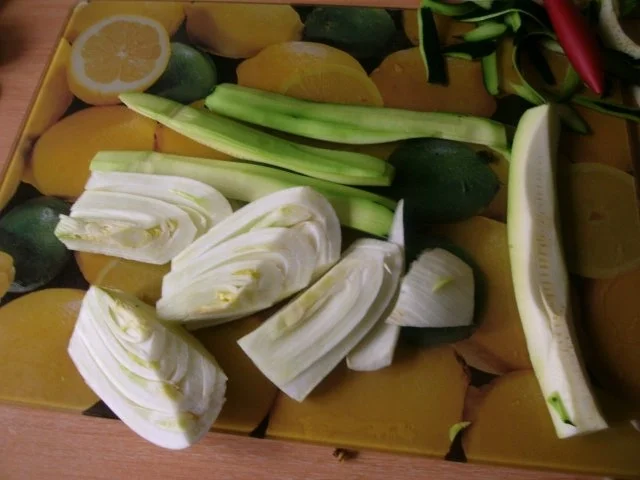 Curryhähnchenstreifen mit Nektarinen und Fenchel - Rezept - Bild Nr. 8