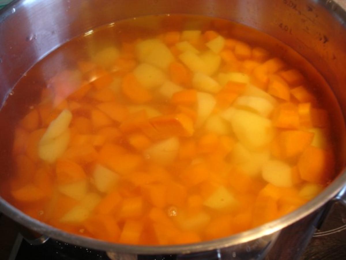 Möhren-Kartoffel-Cremesuppe - Rezept - Bild Nr. 3