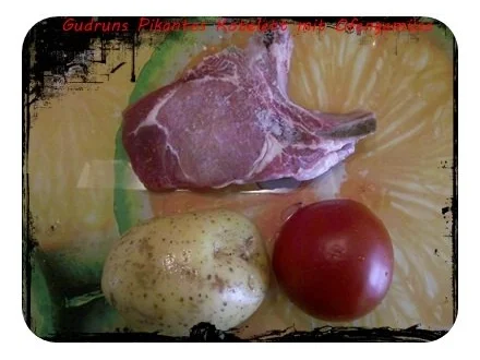 Rezept: Fleisch: Pikantes Kotelett mit Ofengemüse Bild Nr. 4 Fleisch: Pikantes Kotelett mit Ofengemüse - Rezept - Bild Nr. 4