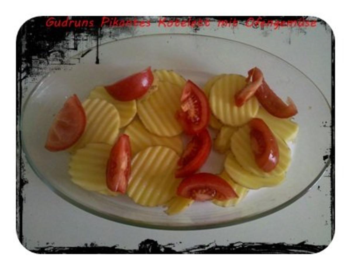 Fleisch: Pikantes Kotelett mit Ofengemüse - Rezept - Bild Nr. 5