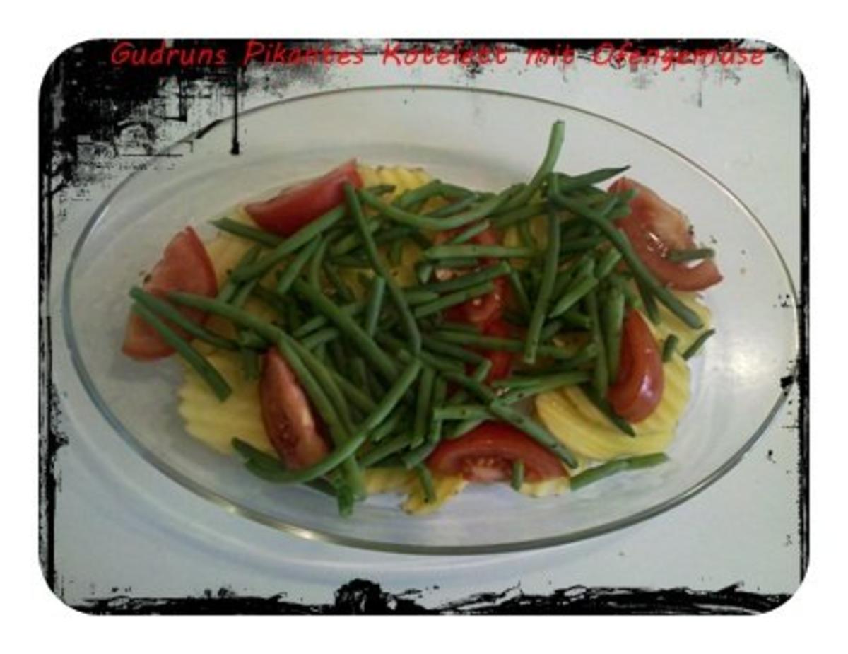 Fleisch: Pikantes Kotelett mit Ofengemüse - Rezept - Bild Nr. 9