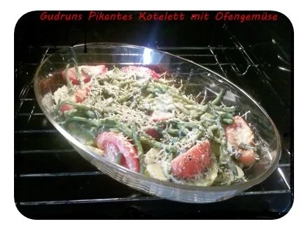 Rezept: Fleisch: Pikantes Kotelett mit Ofengemüse Bild Nr. 12 Fleisch: Pikantes Kotelett mit Ofengemüse - Rezept - Bild Nr. 12
