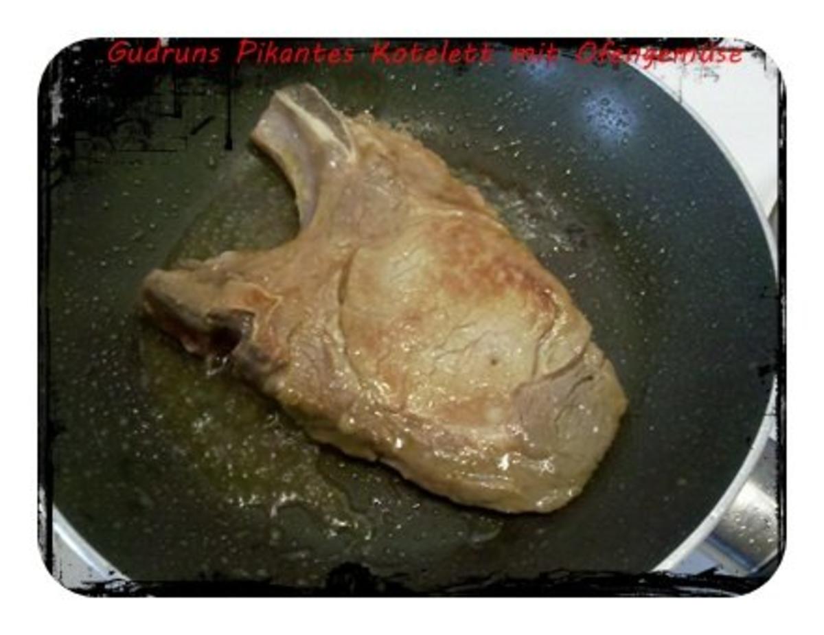 Fleisch: Pikantes Kotelett mit Ofengemüse - Rezept - Bild Nr. 14