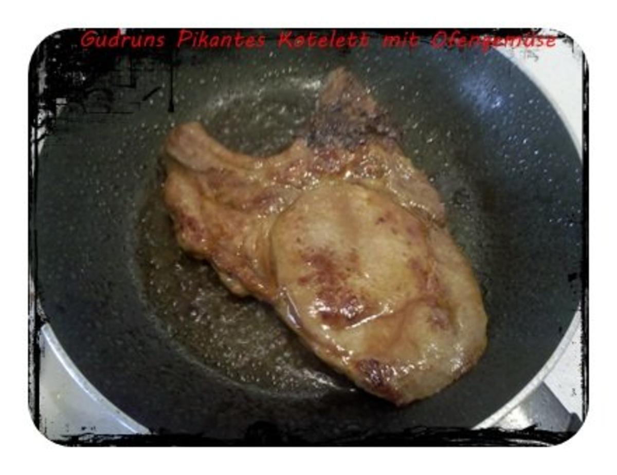 Fleisch: Pikantes Kotelett mit Ofengemüse - Rezept - Bild Nr. 15
