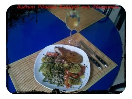 Rezept: Fleisch: Pikantes Kotelett mit Ofengemüse Bild Nr. 18 Fleisch: Pikantes Kotelett mit Ofengemüse - Rezept - Bild Nr. 18