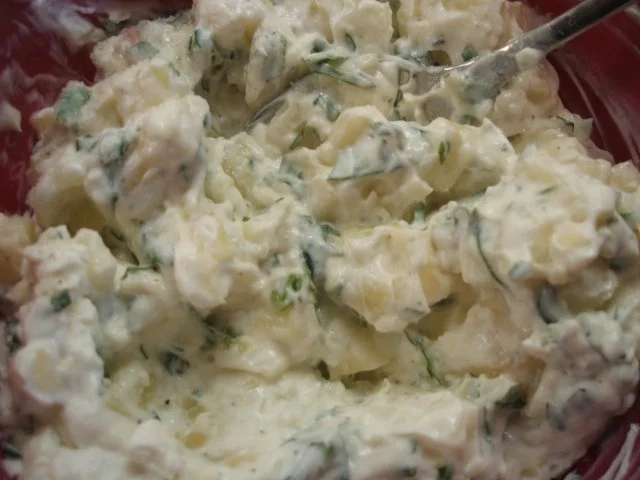 Rezept: Frischkäse: Knoblauch, Pfirsich und Basilikum Bild Nr. 4 Frischkäse: Knoblauch, Pfirsich und Basilikum - Rezept - Bild Nr. 4