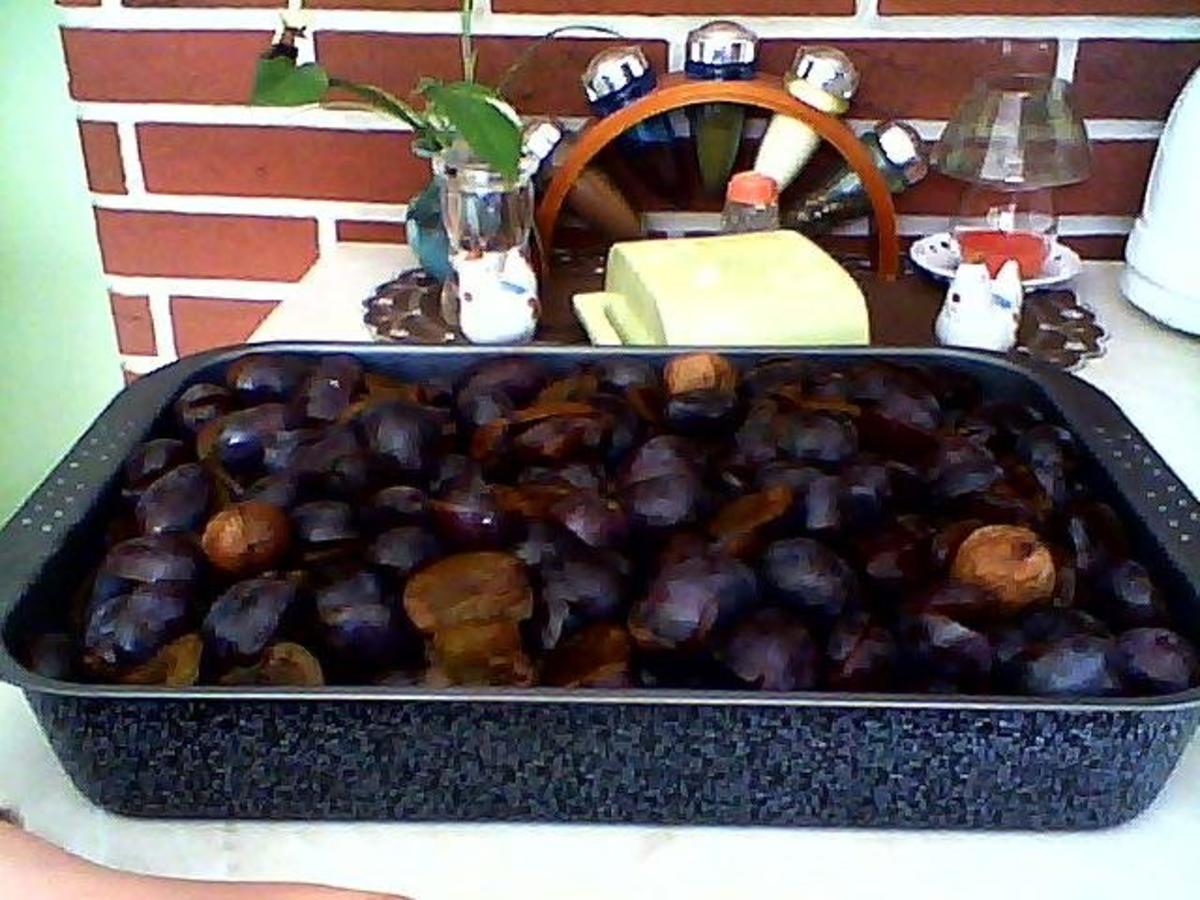 Pflaumenmus mit Walnuss - einfach - 57 kcal/100g