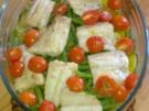 Fischauflauf auf buntem Gemüse - Rezept
