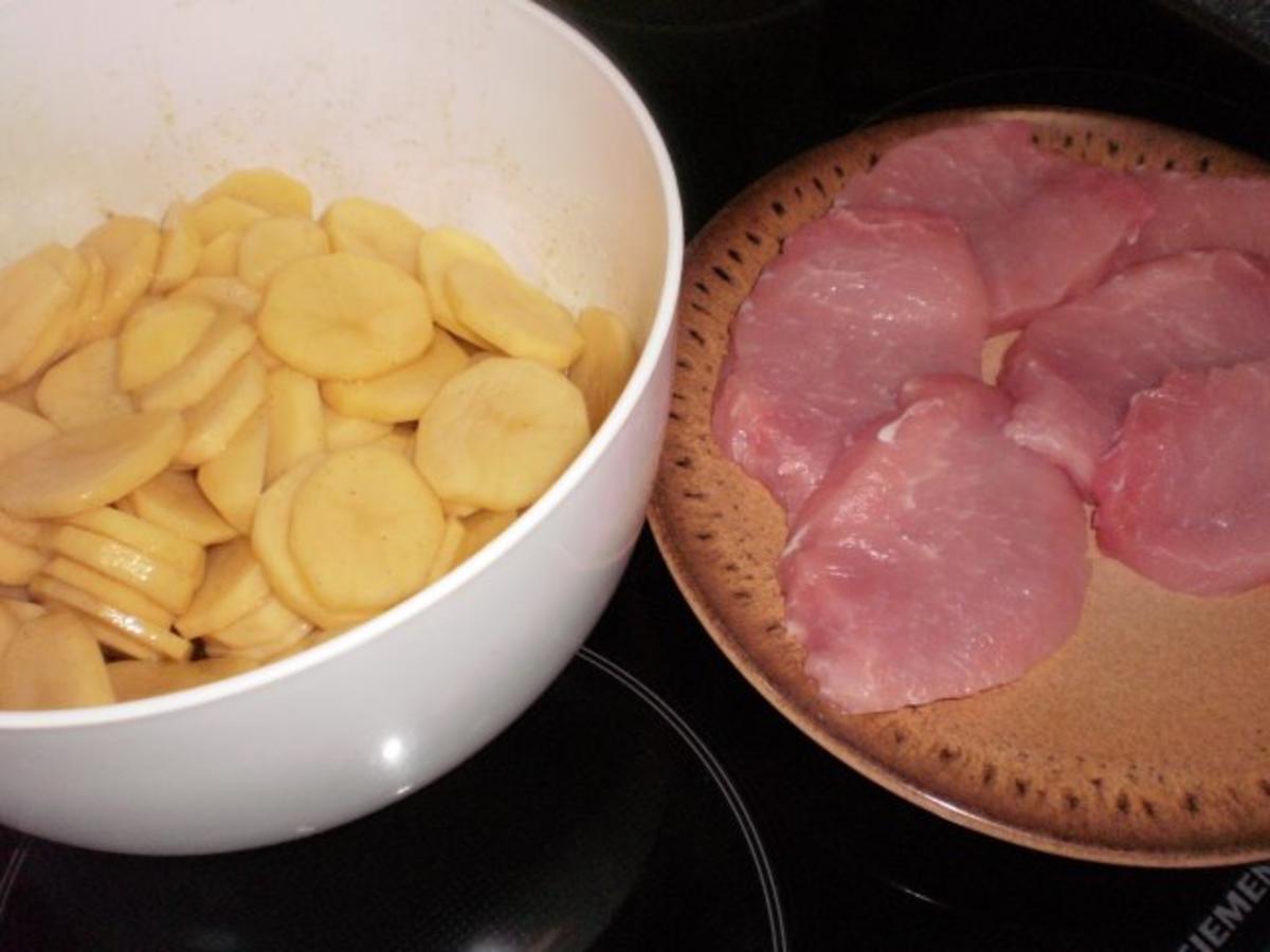 Minutensteak's mit Bratkartoffeln und Senfsoße - Rezept - Bild Nr. 3