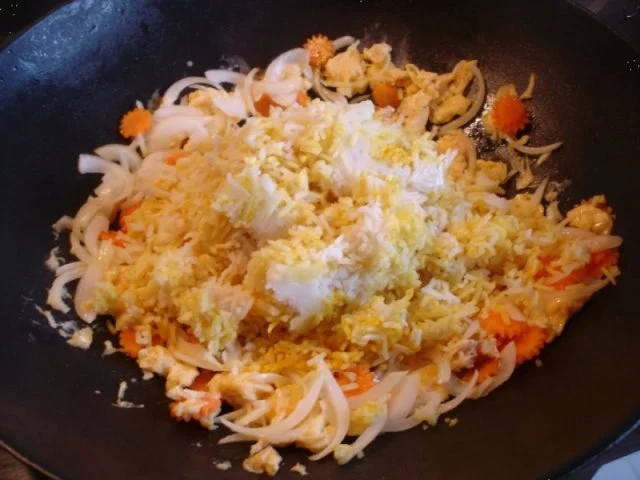 Rezept: Gebratener Eierreis Bild Nr. 11 Gebratener Eierreis - Rezept - Bild Nr. 11