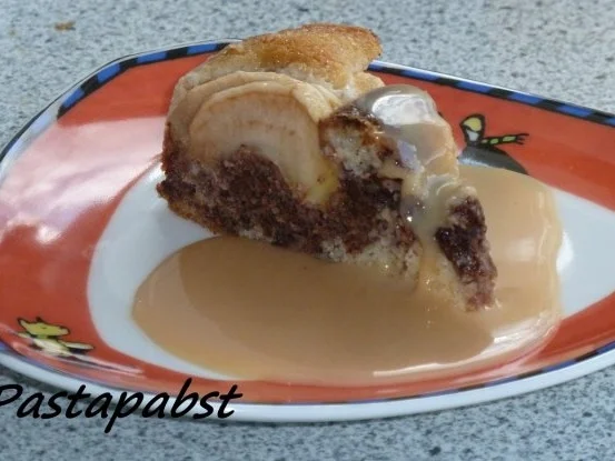 Apfeliger Marmorkuchen mit Toffeesauce - Rezept - Bild Nr. 4