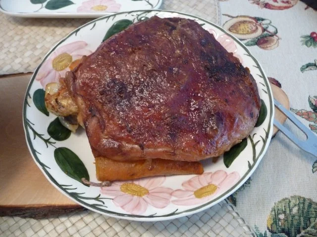 Geflügel : Gegrillter Putenschenkel, Mischgemüse und gebutterten Spaghetti - glutenfrei - - Rezept - Bild Nr. 5