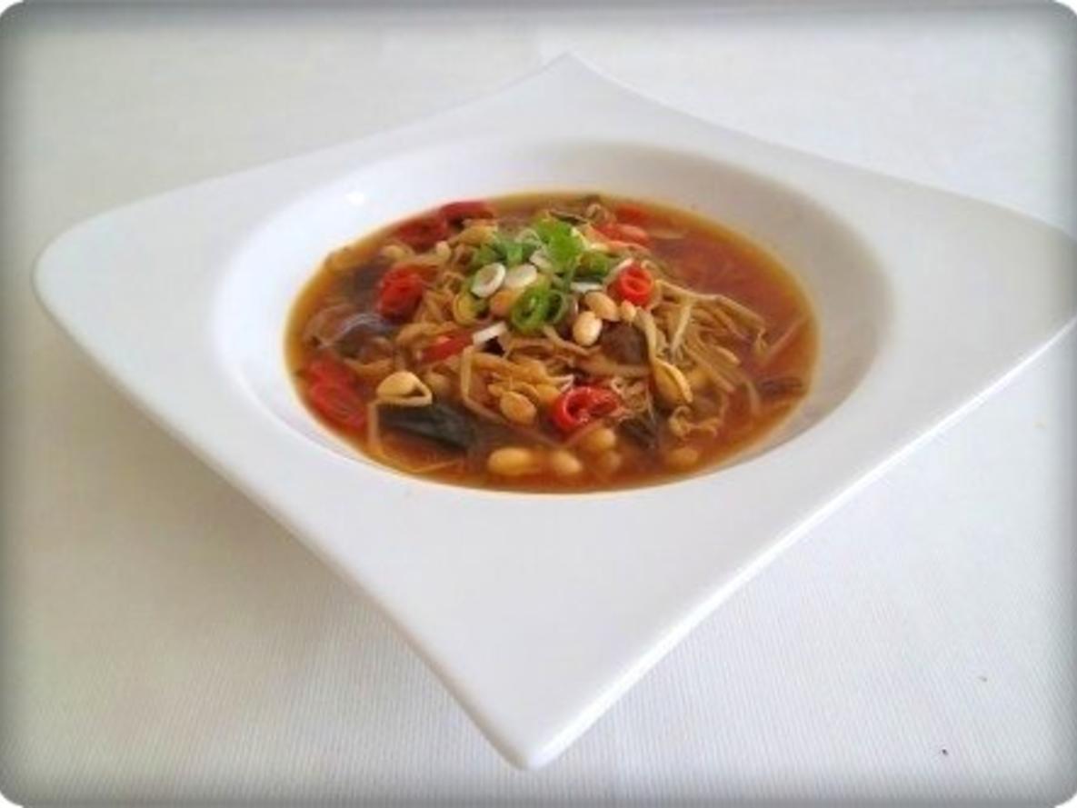 Chinesische Suppe extra scharf - Rezept - kochbar.de