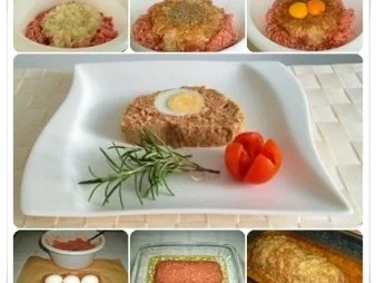 ✿ Gefüllter Hackbraten oder "Falscher Hase" ✿ - Rezept - Bild Nr. 2