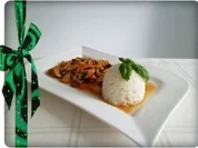 ❈ Geschnetzeltes süß - scharf  und Reis dazu ❈ - Rezept