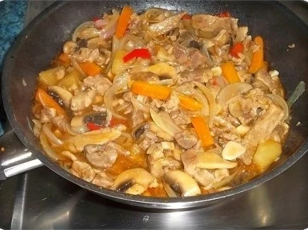 ❈ Geschnetzeltes süß - scharf  und Reis dazu ❈ - Rezept - Bild Nr. 17