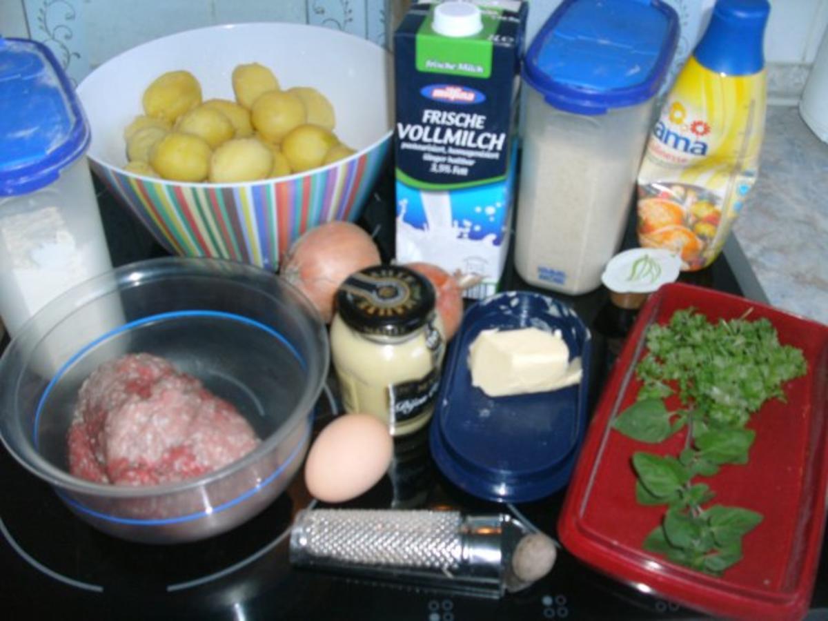 Frikadellen mit Kartoffelgemüse - einfach - 55 kcal/100g