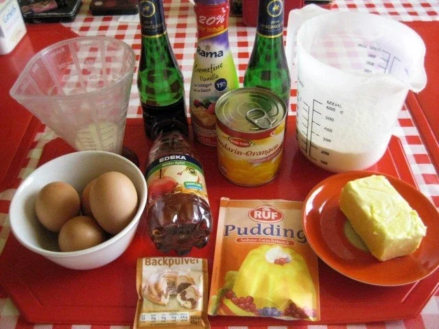 Sektkuchen mit Mandarinen - Rezept - Bild Nr. 2