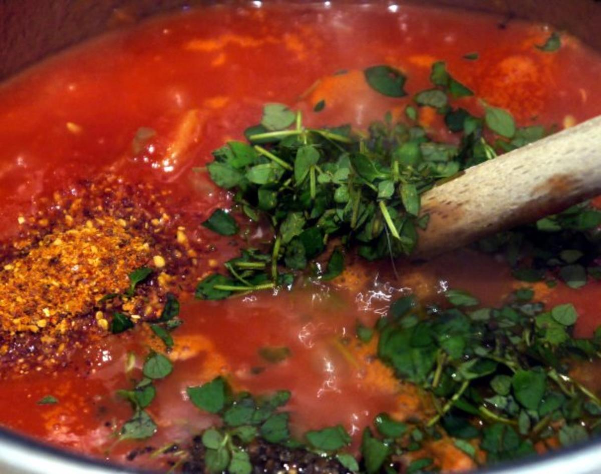 Spaghetti - Tomaten - Garnelen - Rezept - Bild Nr. 9