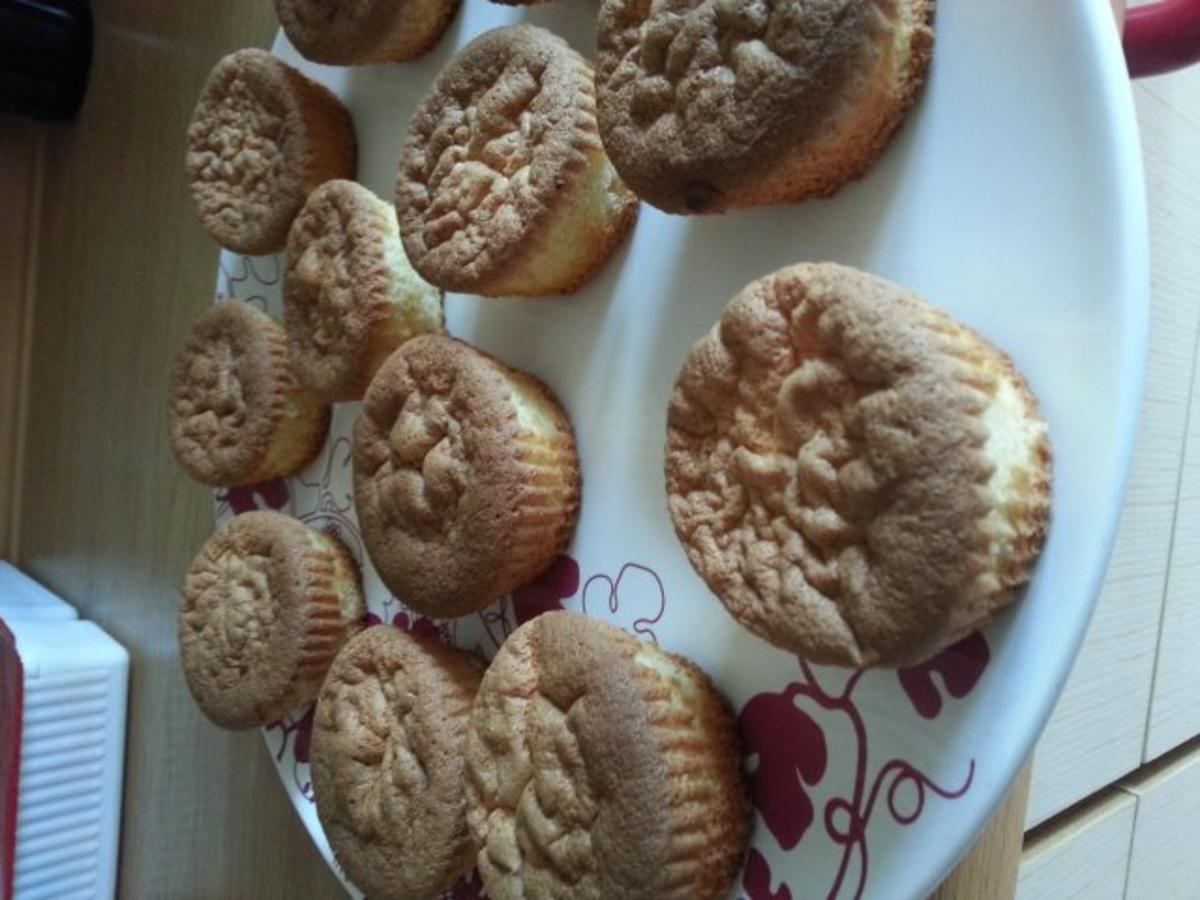 Orangenmuffins gefüllt mit Vanillecreme - einfach - 282 kcal/100g