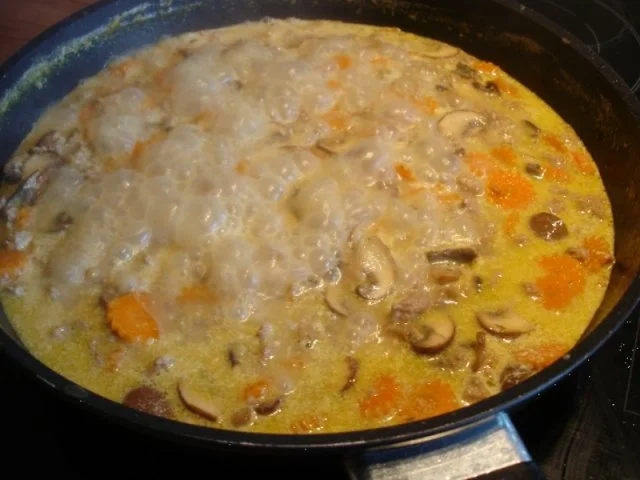 Rezept: Gabelspaghetti mit Mett-Pilz-Möhren-Sauce Bild Nr. 21 Gabelspaghetti mit Mett-Pilz-Möhren-Sauce - Rezept - Bild Nr. 21