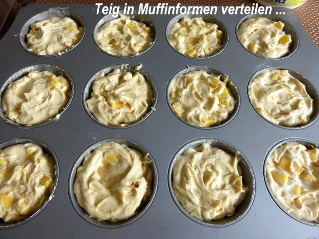 Rezept: Muffin: MANGOMUFFIN mit Mandelglasur Bild Nr. 6 Muffin: MANGOMUFFIN mit Mandelglasur - Rezept - Bild Nr. 6