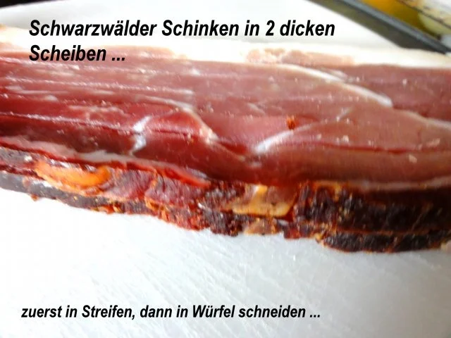 Kartoffel:   KNÖDELSTIFTE mit Schinken + Ei - Rezept - Bild Nr. 2