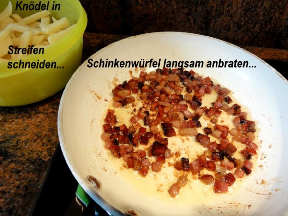 Kartoffel:   KNÖDELSTIFTE mit Schinken + Ei - Rezept - Bild Nr. 3