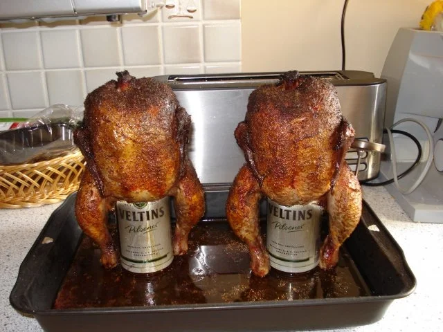 Rezept: BBQ Beer Butt Chicken BBQ Beer Butt Chicken - Rezept