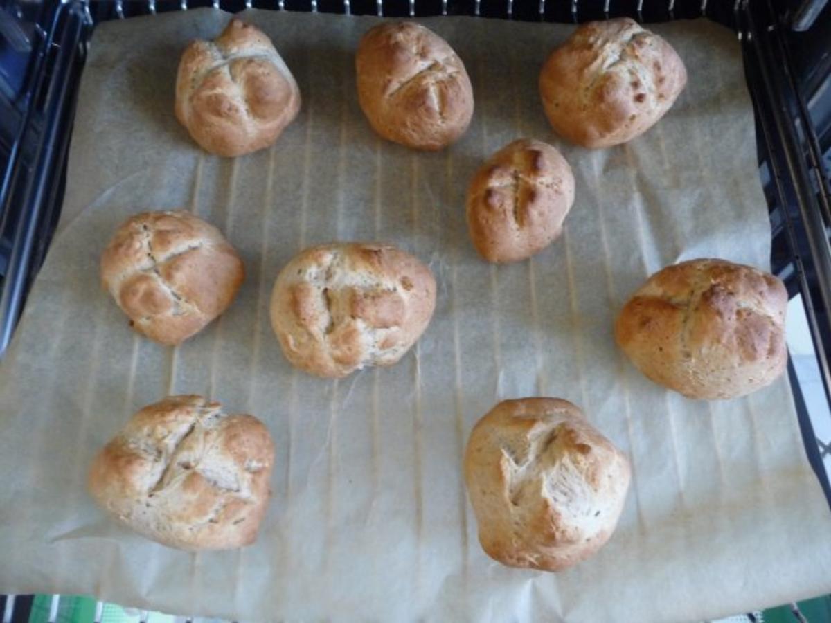 Brot & Brötchen : Schnelle Quarkbrötchen - Rezept - Bild Nr. 13