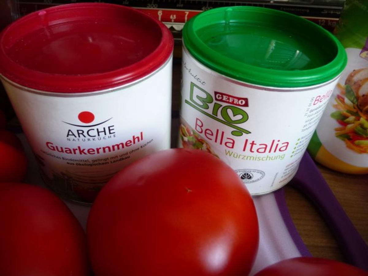 Pasta : Tomaten - Paprikasoße mit Spaghetti - Rezept - Bild Nr. 4
