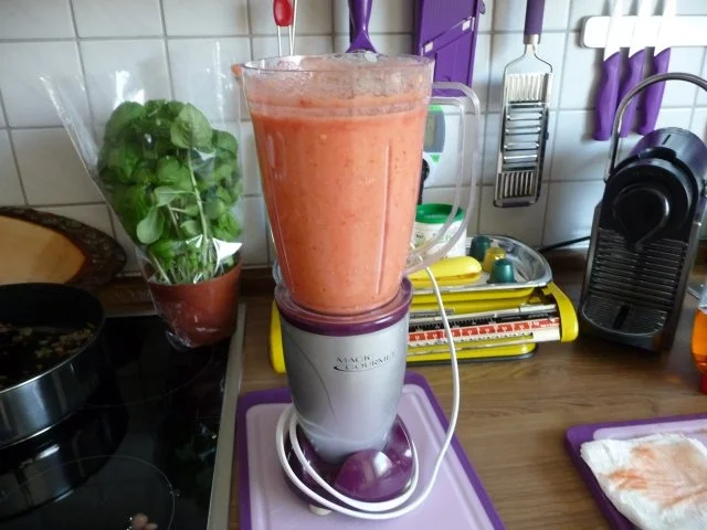 Pasta : Tomaten - Paprikasoße mit Spaghetti - Rezept - Bild Nr. 11