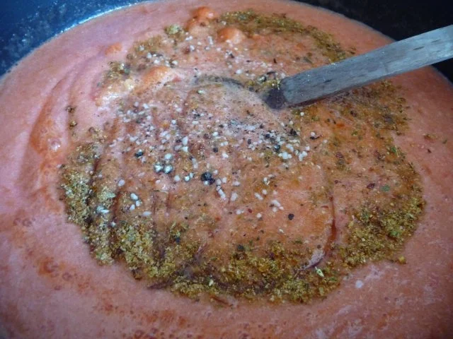 Pasta : Tomaten - Paprikasoße mit Spaghetti - Rezept - Bild Nr. 12